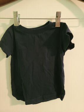Pact Kids Navy Short Sleeve Crew Tee